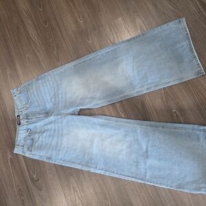 Starred Light Blue Denim Jeans